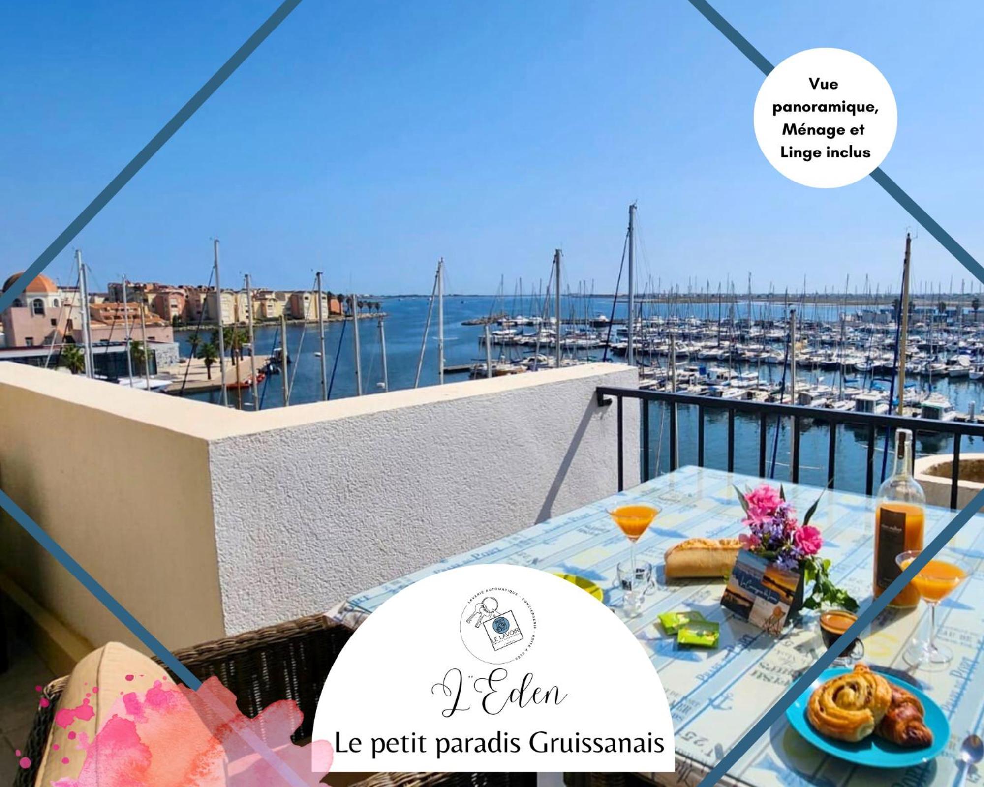 L'Eden - Vue Magnifique Sur Le Port, Les Chalets & La Mer - 格吕桑 外观 照片
