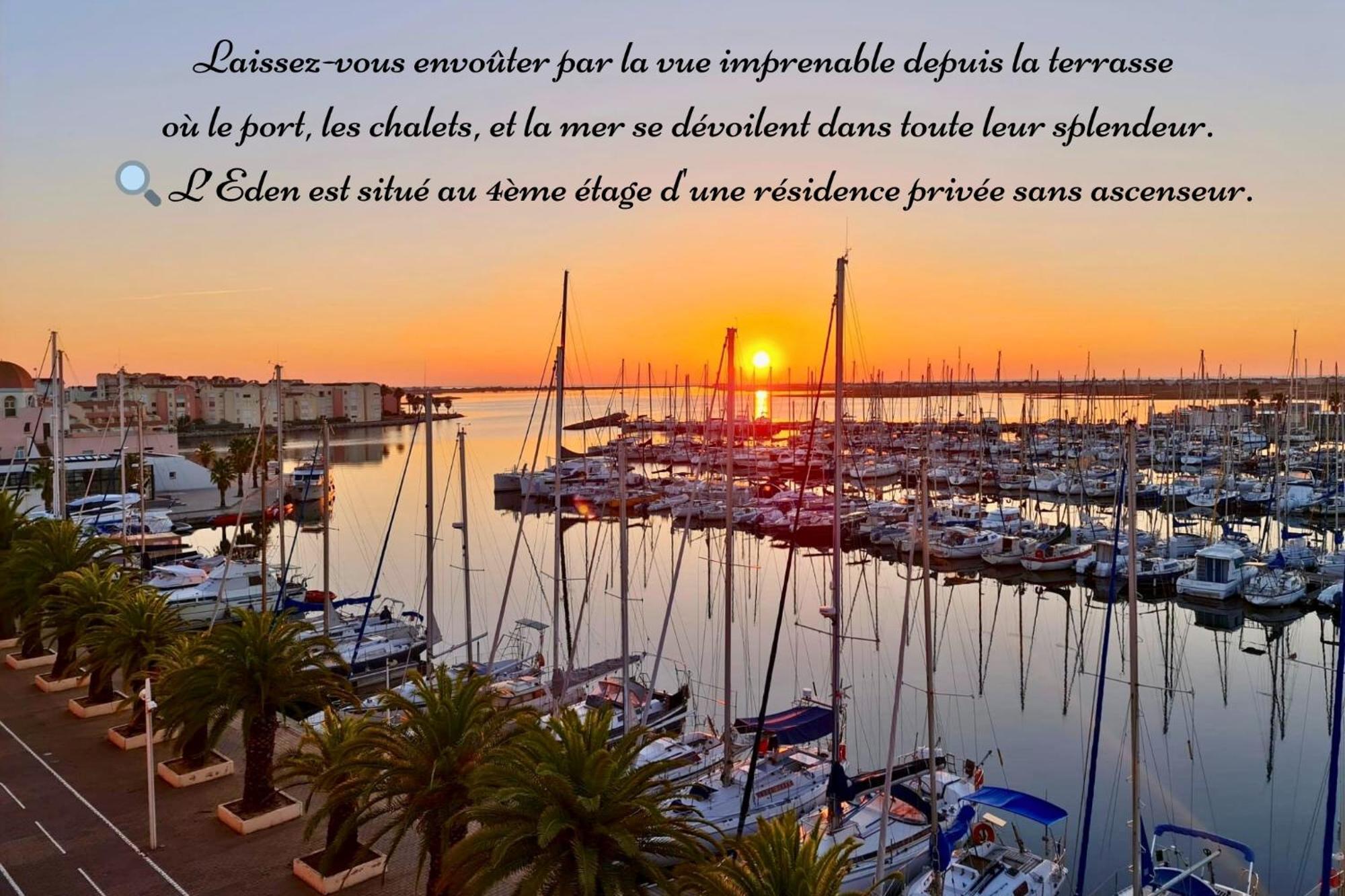 L'Eden - Vue Magnifique Sur Le Port, Les Chalets & La Mer - 格吕桑 外观 照片